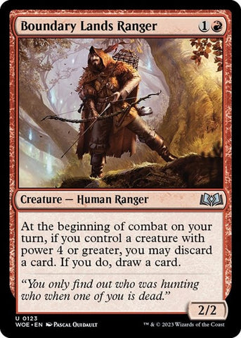 Boundary Lands Ranger (Wilds of Eldraine) Near Mint