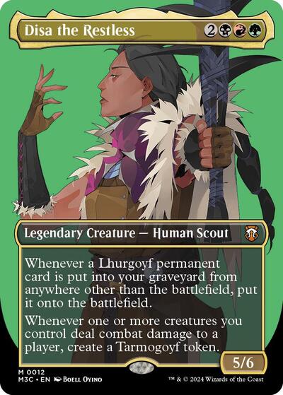 Disa the Restless (Borderless) (Commander: Modern Horizons 3) Near Mint