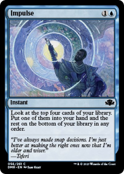 Impulse (Dominaria Remastered) Light Play Foil
