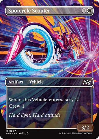 Spotcycle Scouter (Borderless) (Aetherdrift) Near Mint Foil