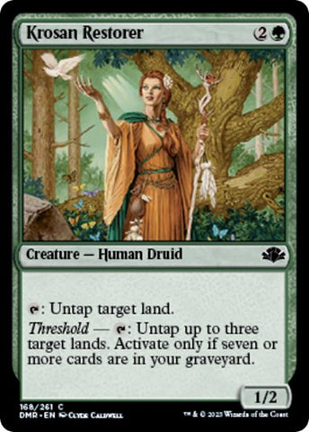 Krosan Restorer (Dominaria Remastered) Near Mint Foil