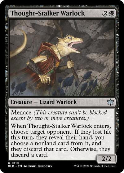 Thought-Stalker Warlock (Bloomburrow) Near Mint