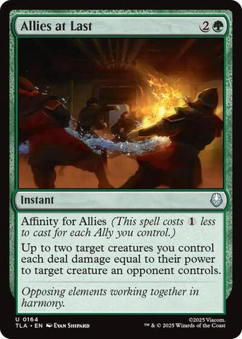 Allies at Last (Avatar: The Last Airbender) Near Mint Foil