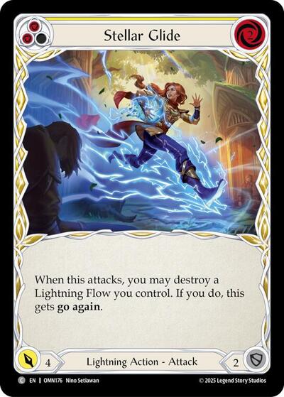 Stellar Glide (Yellow) (Omens of the Third Age) Near Mint Foil