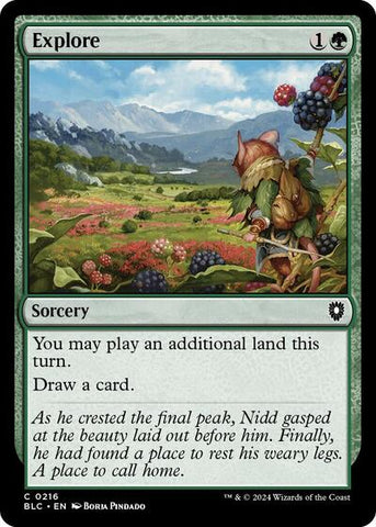 Explore (Commander: Bloomburrow) Near Mint