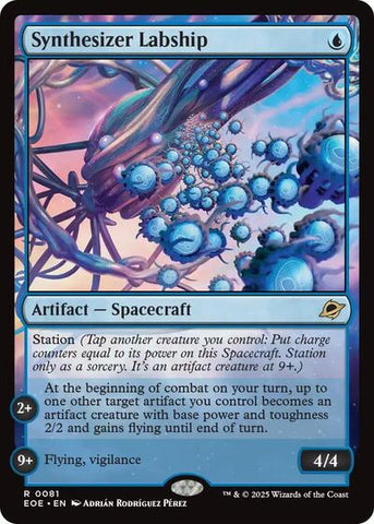 Synthesizer Labship (Edge of Eternities) Near Mint Foil