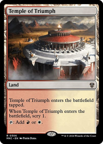Temple of Triumph (Commander: Murders at Karlov Manor) Near Mint