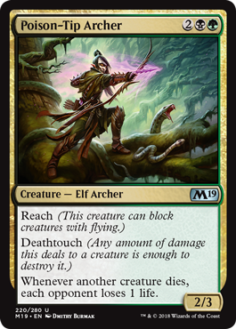 Poison-Tip Archer (Magic 2019 Core Set) Near Mint
