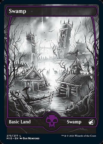 Swamp (273) (Innistrad: Midnight Hunt) Light Play