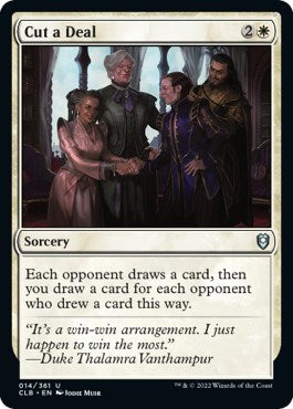 Cut a Deal (Commander Legends: Battle for Baldur's Gate) Near Mint Foil