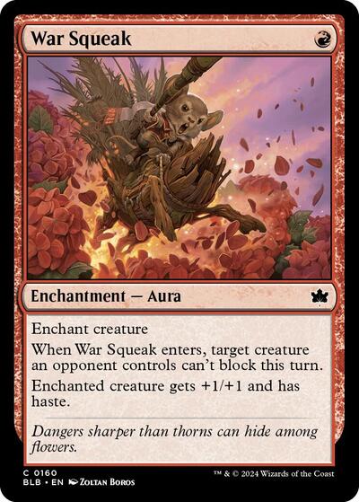 War Squeak (Bloomburrow) Near Mint Foil