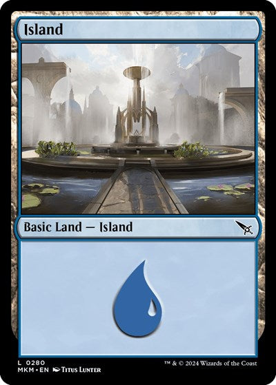 Island (0280) (Murders at Karlov Manor) Near Mint Foil