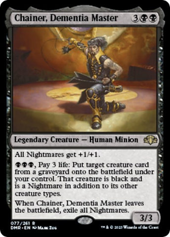 Chainer, Dementia Master (Dominaria Remastered) Near Mint Foil