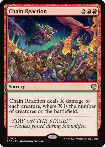 Chain Reaction (Commander: Secrets of Strixhaven) Near Mint