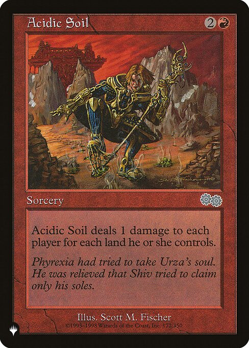 Acidic Soil (The List) Near Mint