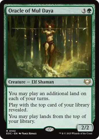 Oracle of Mul Daya (Commander: Edge of Eternities) Near Mint