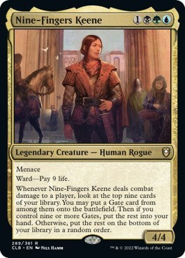 Nine-Fingers Keene (Commander Legends: Battle for Baldur's Gate) Near Mint