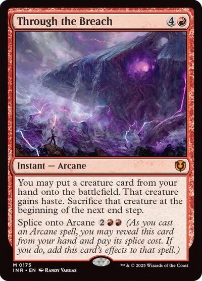 Through the Breach (Innistrad Remastered) Light Play