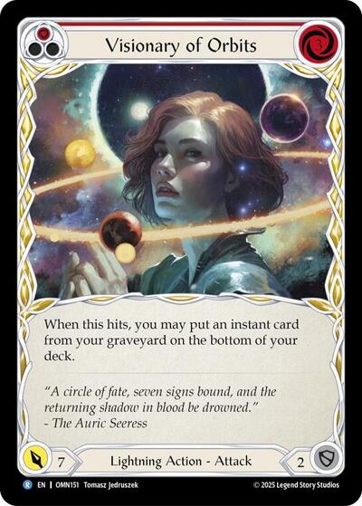 Visionary Of Orbits (Red) (Omens of the Third Age) Near Mint Foil