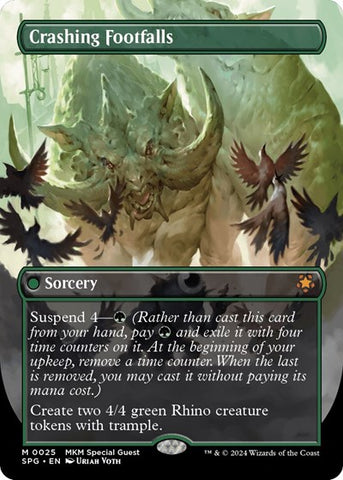 Crashing Footfalls (Borderless) (Special Guests) Near Mint