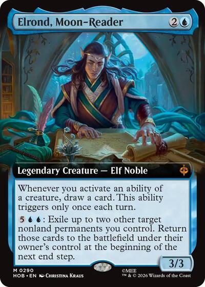 Elrond, Moon-Reader (Extended Art) (The Hobbit) Near Mint Foil