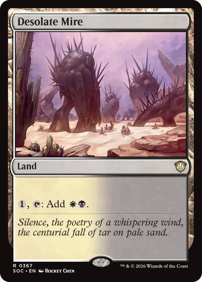 Desolate Mire (Commander: Secrets of Strixhaven) Near Mint