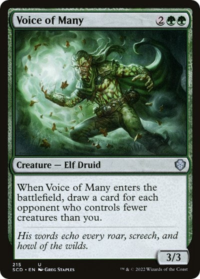 Voice of Many (Commander 2022 Starter Decks) Near Mint