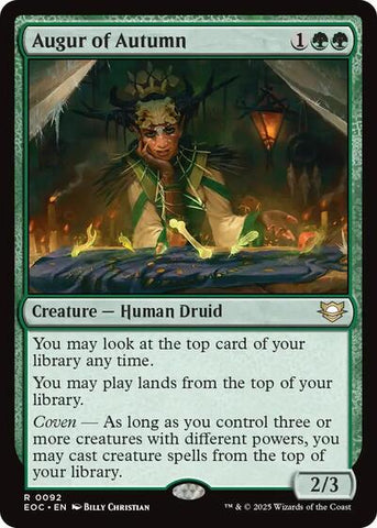 Augur of Autumn (Commander: Edge of Eternities) Near Mint