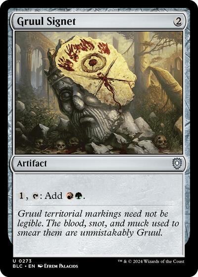 Gruul Signet (Commander: Bloomburrow) Near Mint