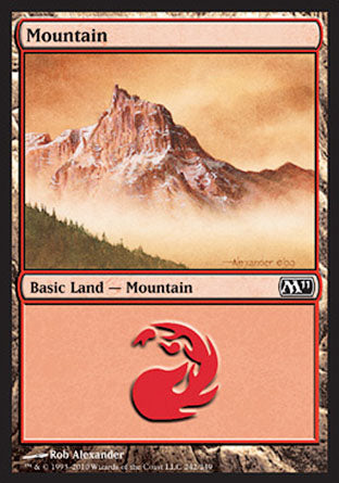 Mountain (242) (Magic 2011 Core Set) Near Mint