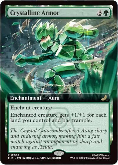 Crystalline Armor (Extended Art) (Avatar: The Last Airbender: Eternal-Legal) Near Mint Foil