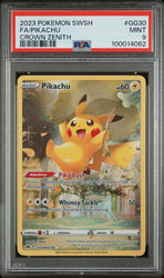 2023 POKEMON SWSH CROWN ZENITH GG30 FULL ART/PIKACHU PSA 9