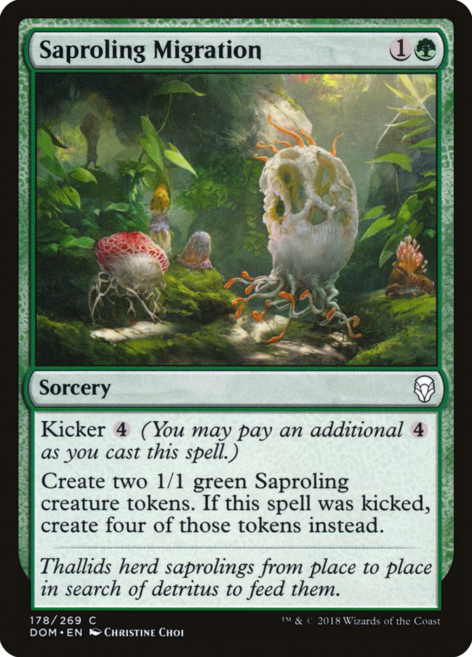 Saproling Migration [Dominaria]