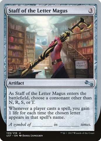 Staff of the Letter Magus [Unstable]