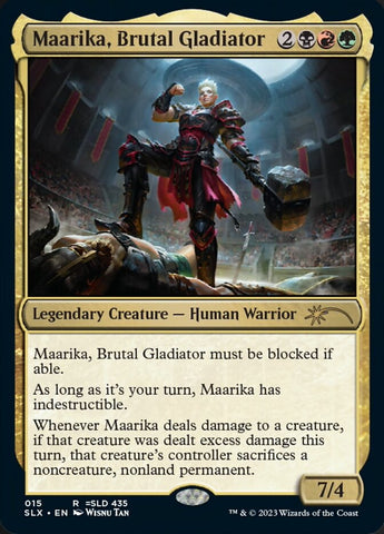 Maarika, Brutal Gladiator [Secret Lair: Universes Within]